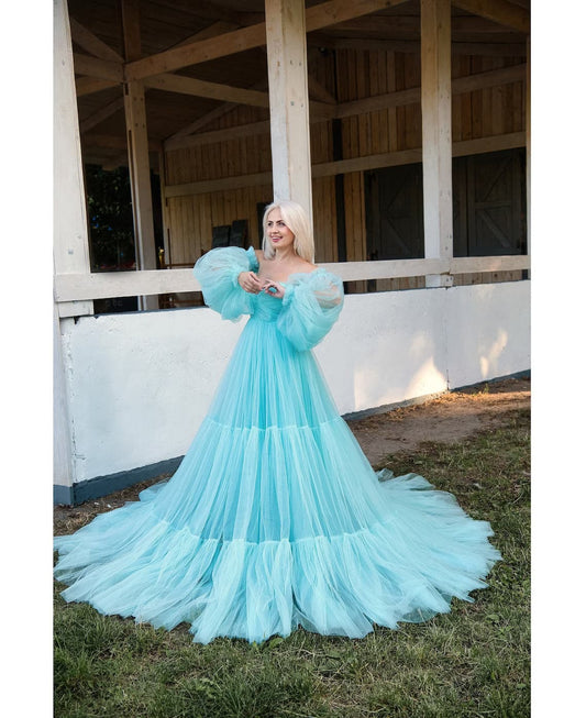 tulle dress photoshoot