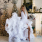 White tulle dress Maternity dress