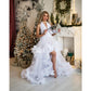 White tulle dress Maternity dress