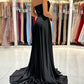 Satin Ruched Sweetheart Prom Dresses VMP137