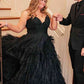 Princess Strappy Frill-Layered Prom Dress VMP118