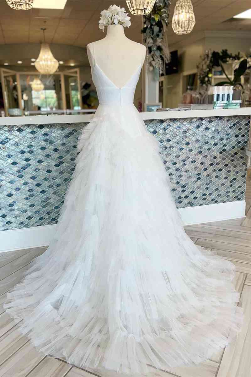 Princess Strappy Frill-Layered Prom Dress VMP118