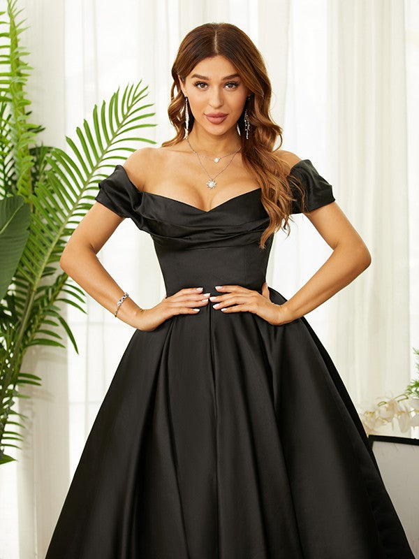 satin homecoming dress