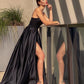 Princess Satin Sleeveless Ruffles Straps Dresses VMP126