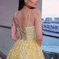 Spaghetti Straps Applique Prom Dresses VMP134