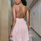 Tulle Ruffles V-neck Short/Mini Dresses  VMH52