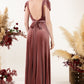 Floor Length Velvet Bridesmaid Dress VMB8