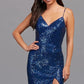 Short Sequin Homecoming Dress VMH16