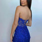 Corset Lace Long Prom Dress With Slit VMP116