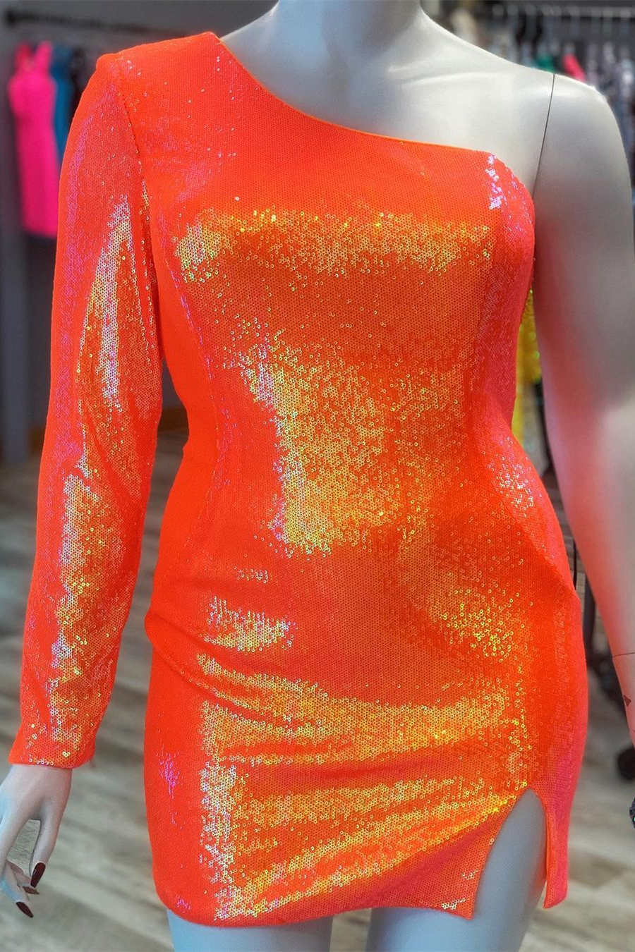 tight sequin homecoming dresses