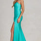 Atlantic Blue Prom Dress Sweetheart Strapless Formal Dress VMP45