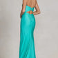 Atlantic Blue Prom Dress Sweetheart Strapless Formal Dress VMP45