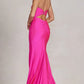 Fuchsia Prom Dress Sweetheart Strapless Formal Dress VMP47