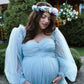 tulle maternity photoshoot dress