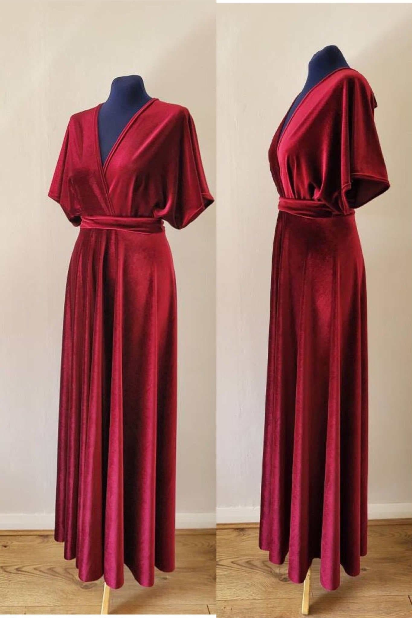 Velvet Evening Gown