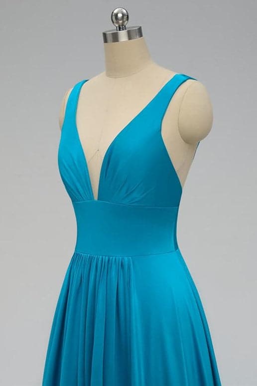 Robe de demoiselle d'honneur sexy avec fente VMB11