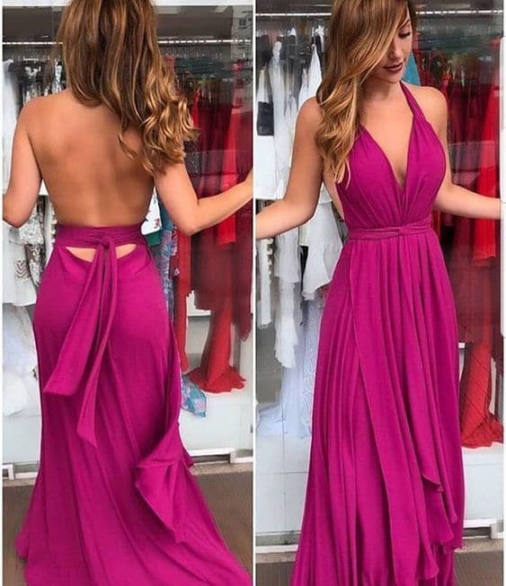 Evening Party Gown Chiffon Formal Prom Dress VMP31