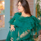 Emerald Green Maternity Tulle Robe for Photoshoot VMR26