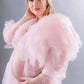 Emerald Green Maternity Tulle Robe for Photoshoot VMR26