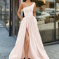 One Shoulder Hot Prom Dresses Sleeveless Floor Length Dresses