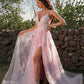 Tulle Applique Spring Prom Dress VM19